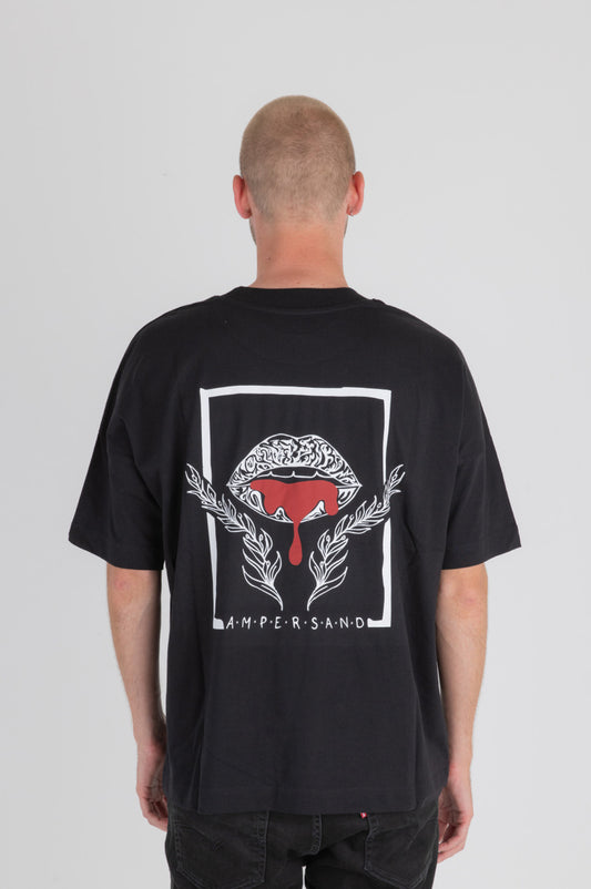 T-Shirt Groeven Flagrant - ZWART