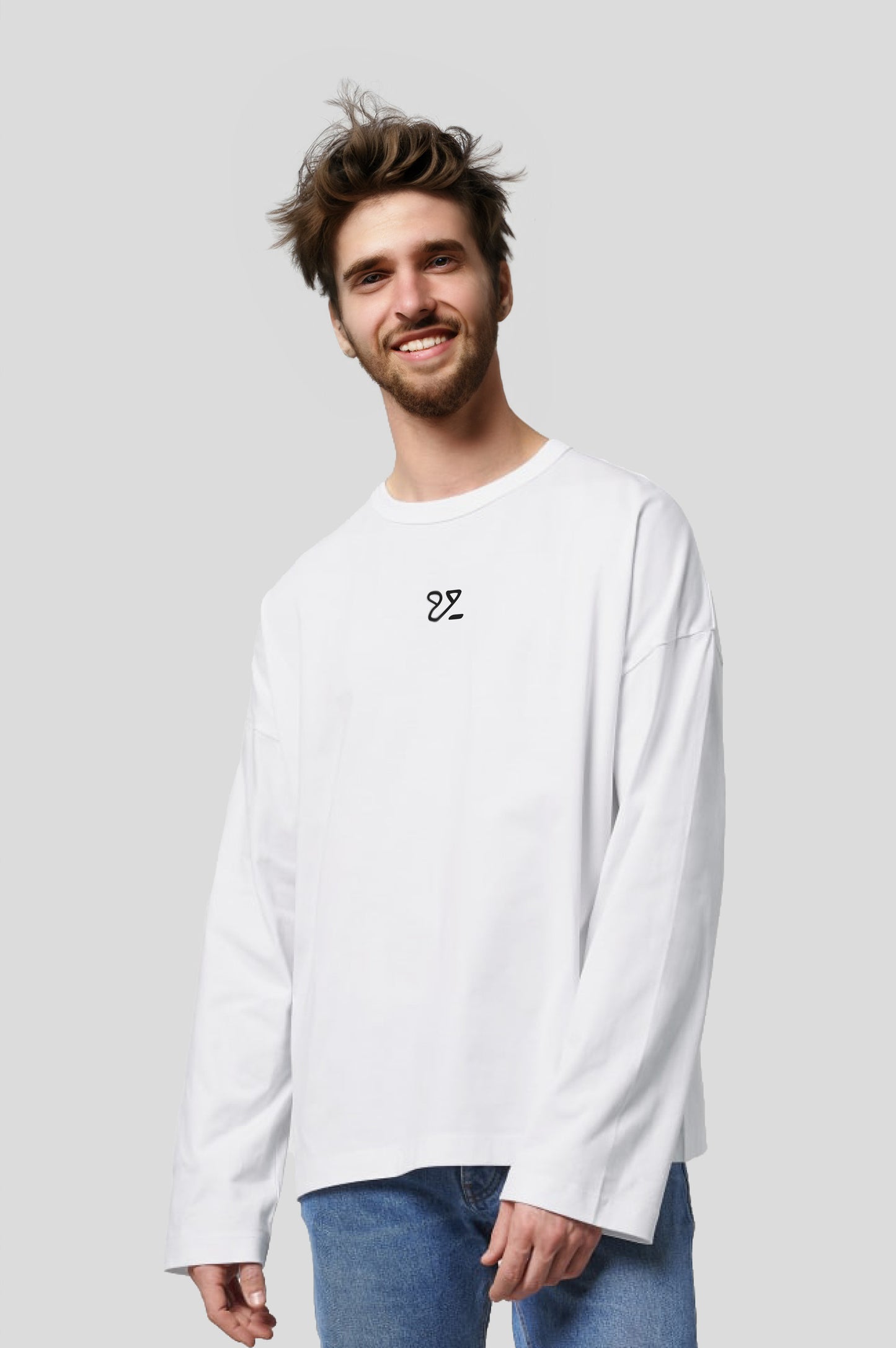 Longsleeve Vlinder - WIT